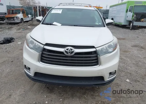 2014 Toyota Highlander Limited V6 from USA, damaged, VIN 5TDDKRFH3ES017795